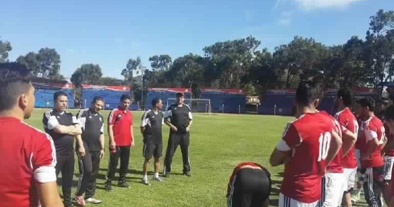 بالصور..المنتخب الأولمبي المصري يجري أولى تدريباته بكينيا