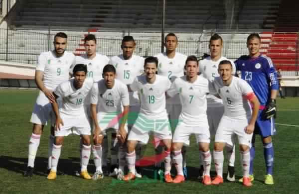 المنتخب الاولمبي الجزائري يفوز وديا على نصر حسين داي