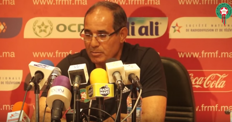بالفيديو الندوة الصحفية لمدرب المنتخب المغربي الزاكي بادو قبل لقاء ساوطومي