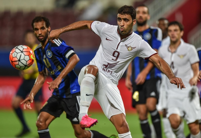 بالفيديو ثنائية المغربي حمد الله في الدوري القطري