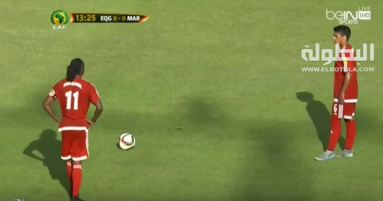 بالفيديو : هدف منتخب غينيا الإستوائية في مرمى المنتخب المغربي في اياب الدور الثاني لتصفيات مونديال روسيا 2018