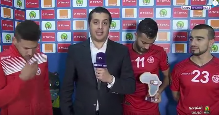 لاعبو المنتخب التونسي يعلقون على تاهلهم الى ربع نهائي الكان