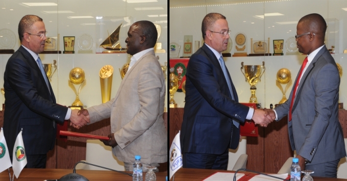 الجامعة الملكية المغربية  توقع اتفاقية شراكة مع اتحادي أوغندا والموزمبيق