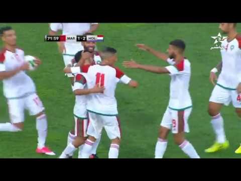 بالفيديو … خسارة المغرب وديا امام هولندا