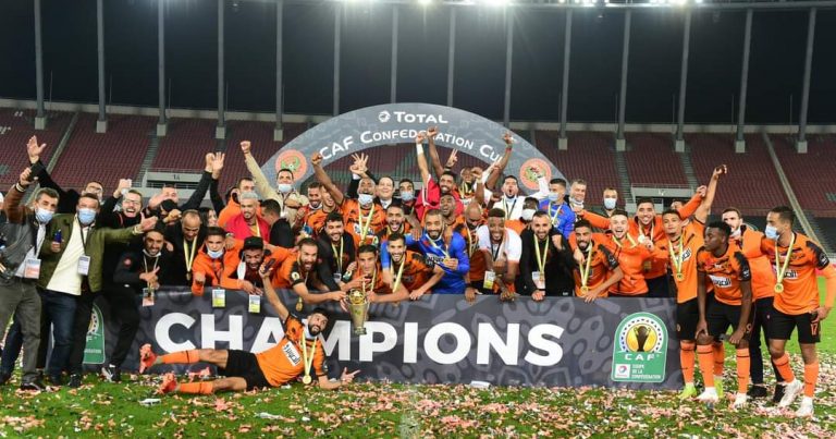 نهضة بركان المغربي يتوج بكاس الاتحاد الافريقي لاول مرة في تاريخه