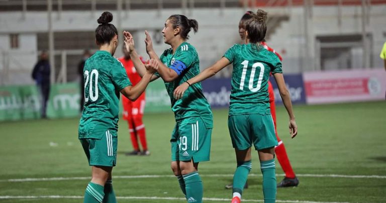 ذهاب الدور الأول من تصفيات كاس افريقيا للامم 2022 سيدات : المنتخب الجزائري يمطر شباك السودان ب 14 هدفا 