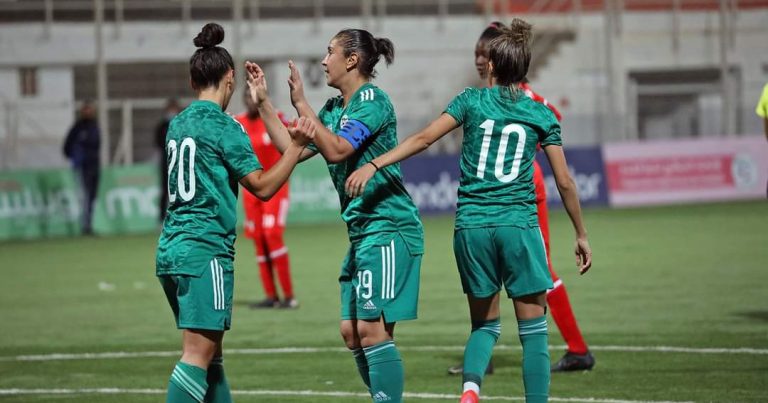 ذهاب الدور الأول من تصفيات كاس افريقيا للامم 2022 سيدات : المنتخب الجزائري يمطر شباك السودان ب 14 هدفا
