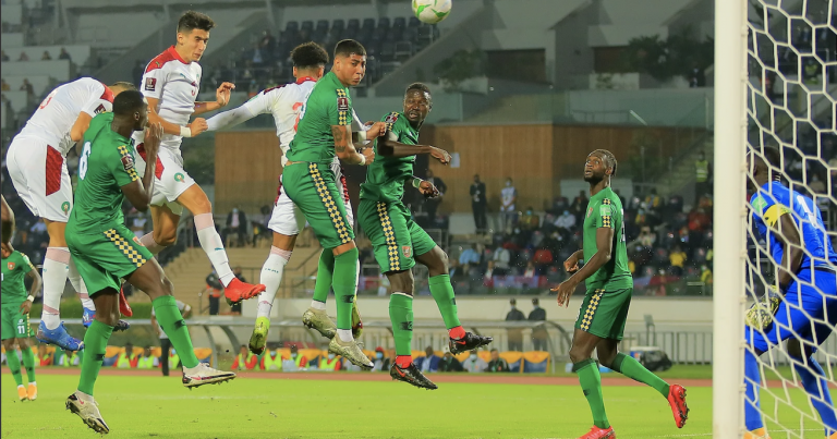 تصفيات مونديال 2022 :  المنتخب المغربي يفوز على غينيا بيساو بثلاثية 