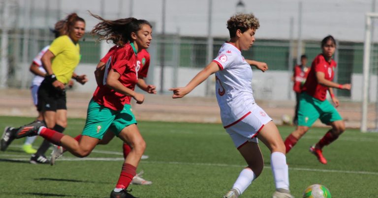 الجولة الثانية من دورة إتحاد شمال إفريقيا لمنتخبات كرة القدم النسائية تحت 20 عاما : المنتخب المغربي يفوز على نظيره التونسي 0/3