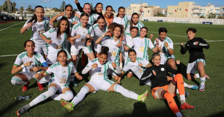 الجولة الثانية لدورة إتحاد شمال إفريقيا لمنتخبات كرة القدم النسائية تحت 20 عاما : المنتخب الجزائري ينتزع فوزا مثيرا من نظيره المصري 1/2