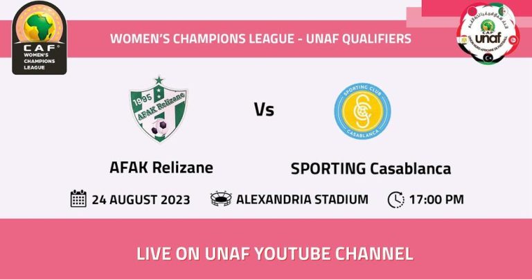 CAF WCL – UNAF QUALIFIERS : MD1 – AFAK VS SPORTING