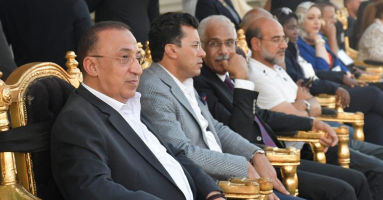 وزير الشباب والرياضة المصري يشرف على افتتاح تصفيات دوري ابطال افريقيا لكرة القدم