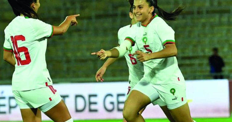 <strong>المنتخب النسائي المغربي يفوز على ناميبيا </strong>