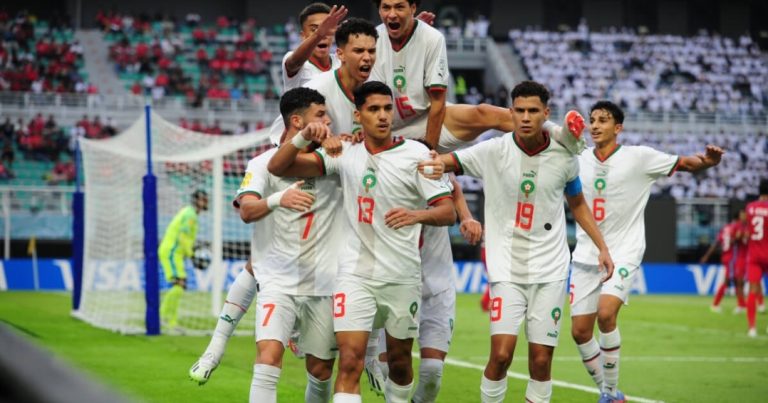 المنتخب المغربي لأقل من 17 سنة يفوز على بنما في مونديال أندونيسيا 2023.