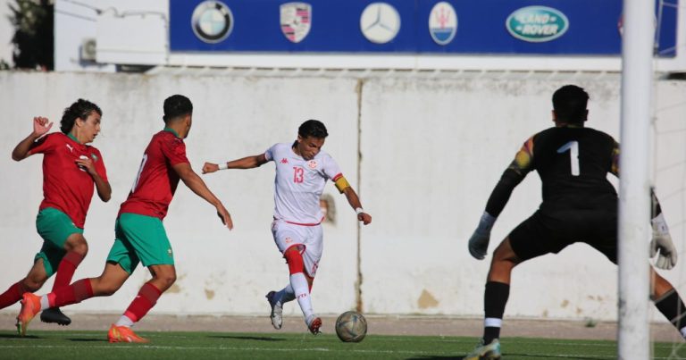 دورة اتحاد شمال افريقيا لكرة القدم لمنتخبات مواليد 2005-2006 (الجولة الثالثة) – تونس تكسب حوار القمة امام المغرب 3-1 ومصر تنعش امالها بثلاثية في شباك الجزائر