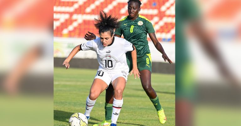 <strong>المنتخب المصري للسيدات يتعادل مع نظيره السنغالي ولا يترشح </strong>