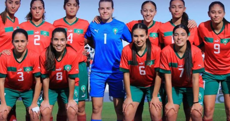 <strong>المنتخب المغربي لكرة القدم النسائية لاقل من 20 سنة يفوز على أثيوبيا </strong>