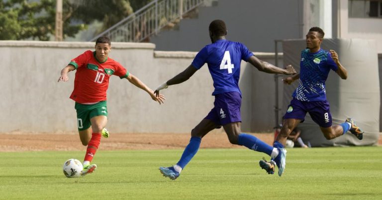 <strong>المنتخب المغربي يفوز وديا على سيراليوني </strong>