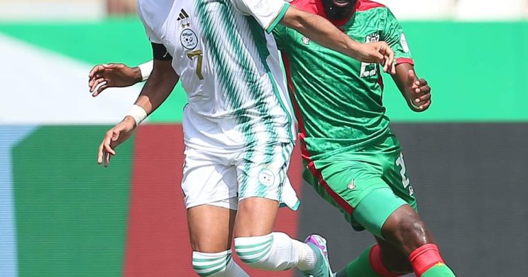 المنتخب الجزائري يتعادل مع نظيره البوركيني
