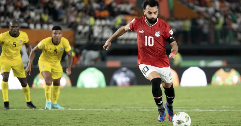 المنتخب المصري يتعادل مع الموزمبيق في اول مبارياته في امم إفريقيا