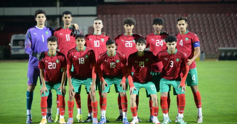 المنتخب المغربي لاقل من 18 سنة يتعادل مع جورجيا