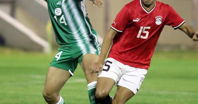 المنتخب الجزائري لأقل من 20 سنة يفوز على نظيره المصري