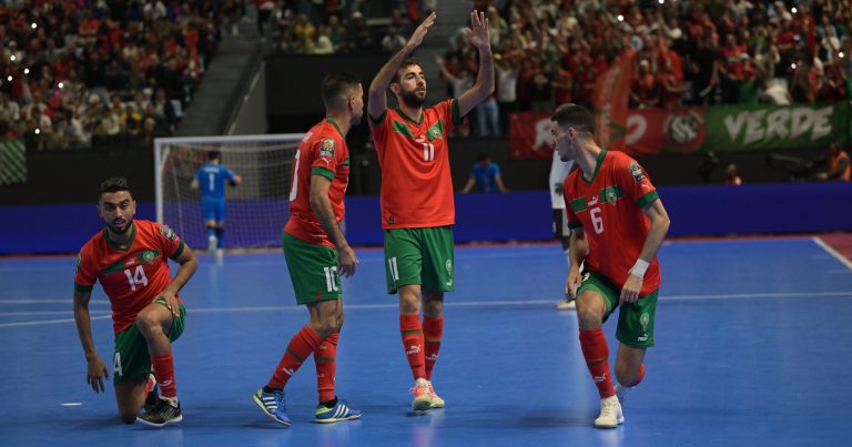 المنتخب المغربي لكرة القدم داخل القاعة يتأهل لمونديال أوزباكستان