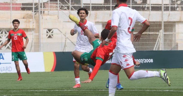 دورة اتحاد شمال افريقيا لمنتخبات مواليد 2007-2008 – المنتخب المغربي يتخطى نظيره التونسي 2-1