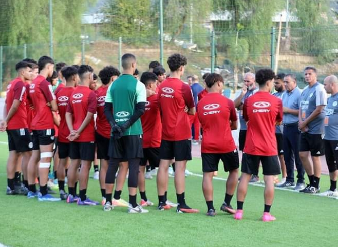 <strong>صور إستعدادات المنتخب الجزائري تحت 17 عاما لتصفيات منطقة شمال إفريقيا المؤهلة لنهائيات أمم إفريقيا 2025</strong>