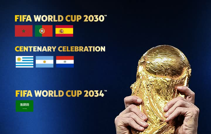 <strong>الفيفا تعلن رسميا عن إختيار المغرب وإسبانيا والبرتغال تنظيم مونديال 2030</strong>