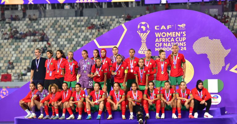 <strong>المنتخب النسائي المغربي يحتل المرتبة الثانية في نهائيات كأس إفريقيا للأمم</strong>