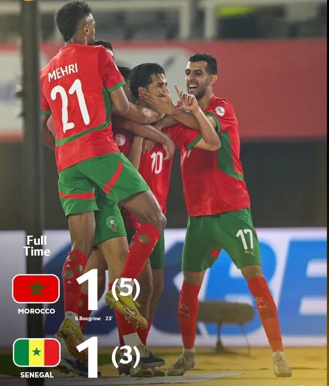 <strong>المنتخب المحلي المغربي يطيح بنظيره السنغالي ويتأهل للنهائي</strong>
