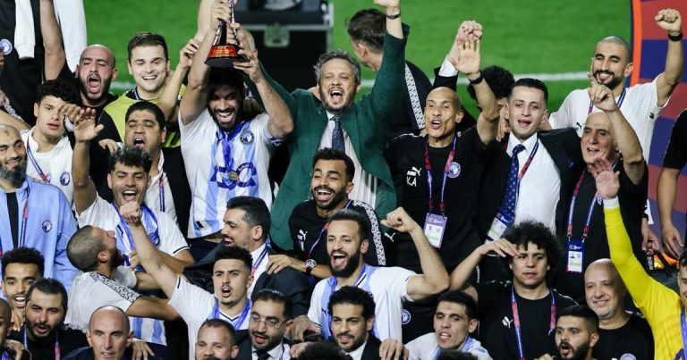 ماييلي يقود بيراميدز للتتويج بكأس القارات الثلاث والتأهل إلى كأس التحدي