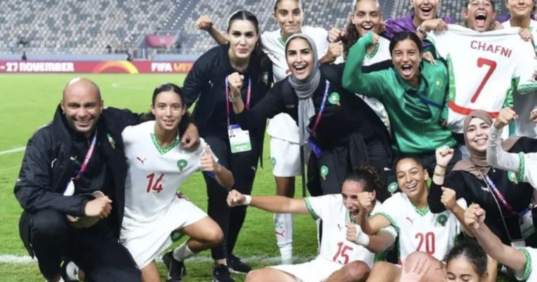 المنتخب النسوي المغربي تحت 17 سنة يترشح لثمن نهائي كأس العالم