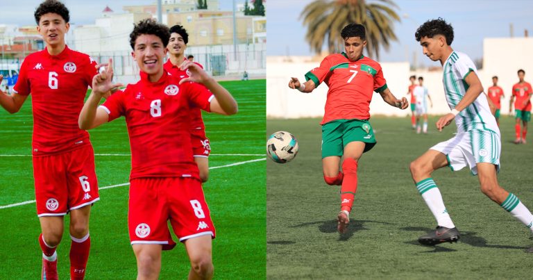 دورة اتحاد شمال إفريقيا لمنتخبات تحت 16 عامًا: انطلاقة قوية للمنتخب التونسي والتعادل يحسم مواجهة المغرب والجزائر