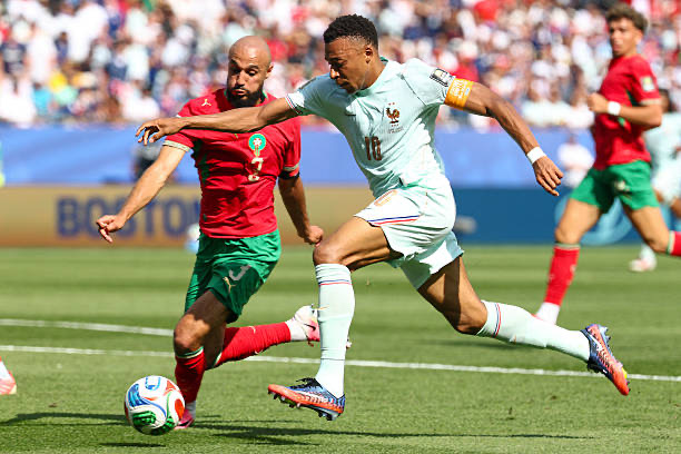 المنتخب الفرنسي يفوز على نظيره المغربي