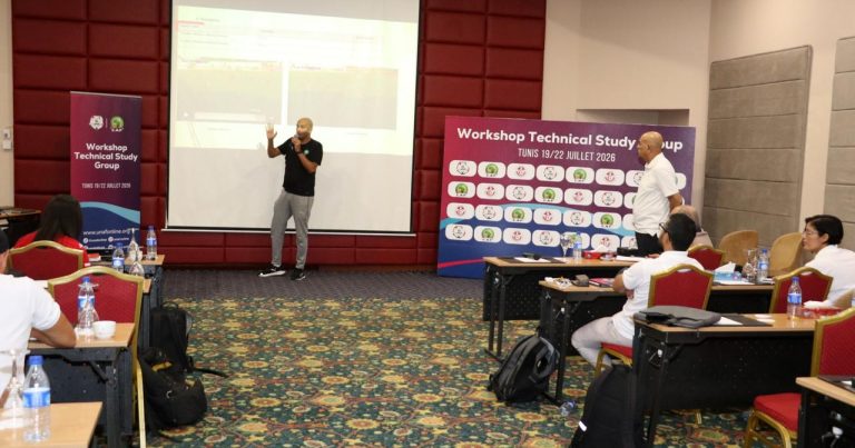 إختتام أشغال ورشة عمل مجموعة الدراسة الفنية لإتحاد شمال إفريقيا لكرة القدم