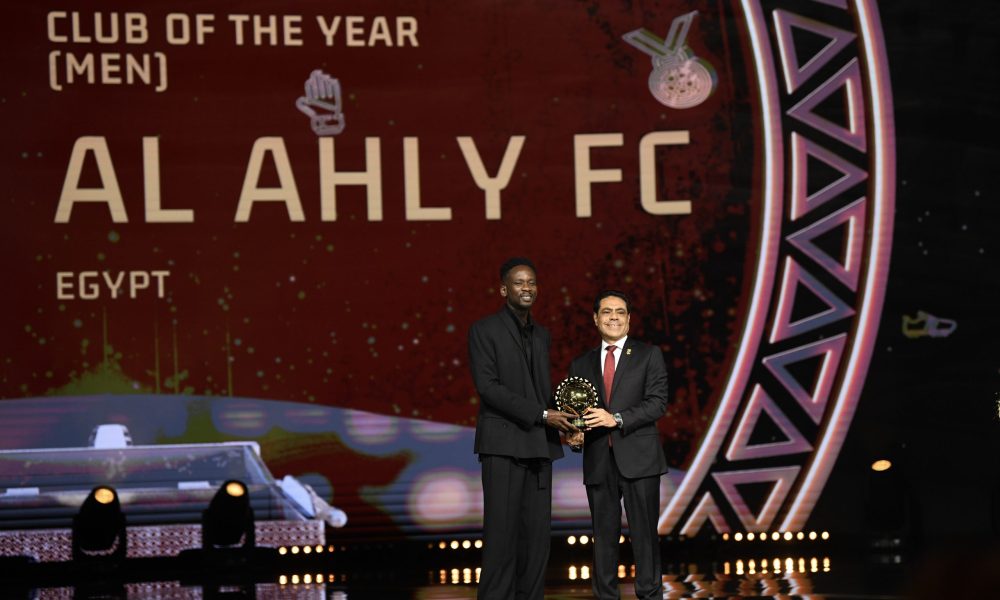 Al Ahly win mens club of the year during the 2023 CAF Awards held in Marrakech, Morocco on 11 December 2023©Nour Aknajja/BackpagePix